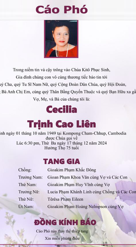 cáo phó