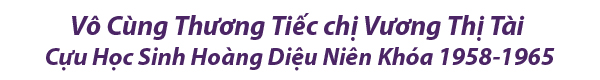 Vô cùng thương tiếc