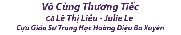 Vô cùng thương tiếc