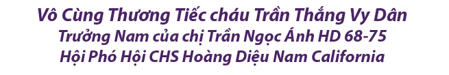 Vô cùng thương tiếc