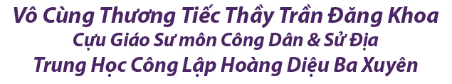 Vô cùng thương tiếc